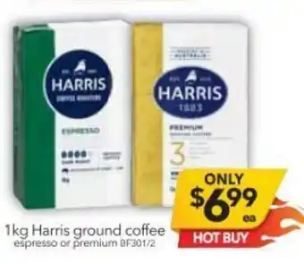Cheap as Chips Harris Ground Coffee 1kg offer