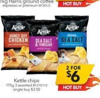 Cheap as Chips Kettle Chips 175g offer