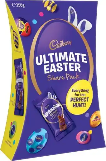 Coles Cadbury Ultimate Easter Share Pack 258g offer