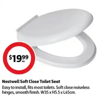 Coles Nestwell Soft Close Toilet Seat offer
