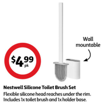 Coles Nestwell Silicone Toilet Brush Set offer