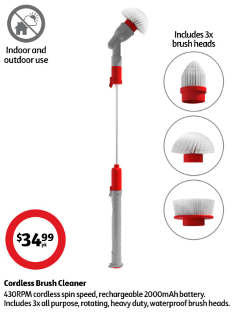 Cordless Brush Cleaner offer at Coles
