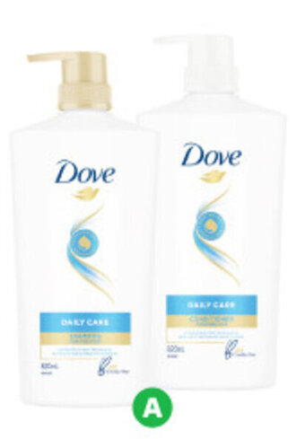 Woolworths Dove Shampoo or Conditioner 820ml offer
