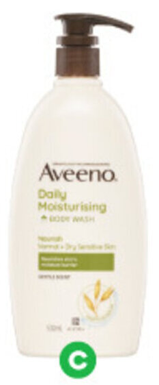 Woolworths Aveeno Daily Moisturising Lightly Fragranced Body Wash 532ml offer