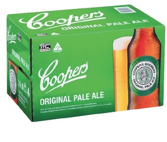Coles Coopers Original Pale Ale Bottles 24x375mL offer
