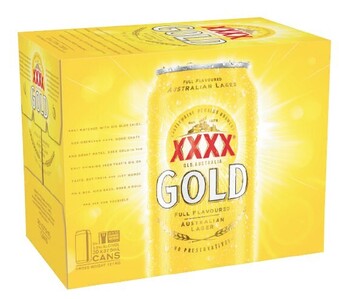 Coles XXXX Gold Block Cans 30x375mL offer