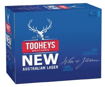 Coles Tooheys New Block Cans 30x375mL offer