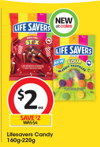 Coles Lifesavers Candy 160g-220g offer