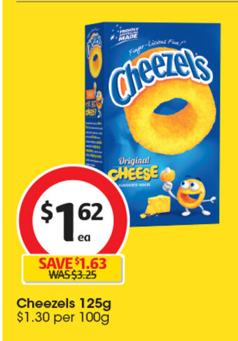 Coles Cheezels 125g offer