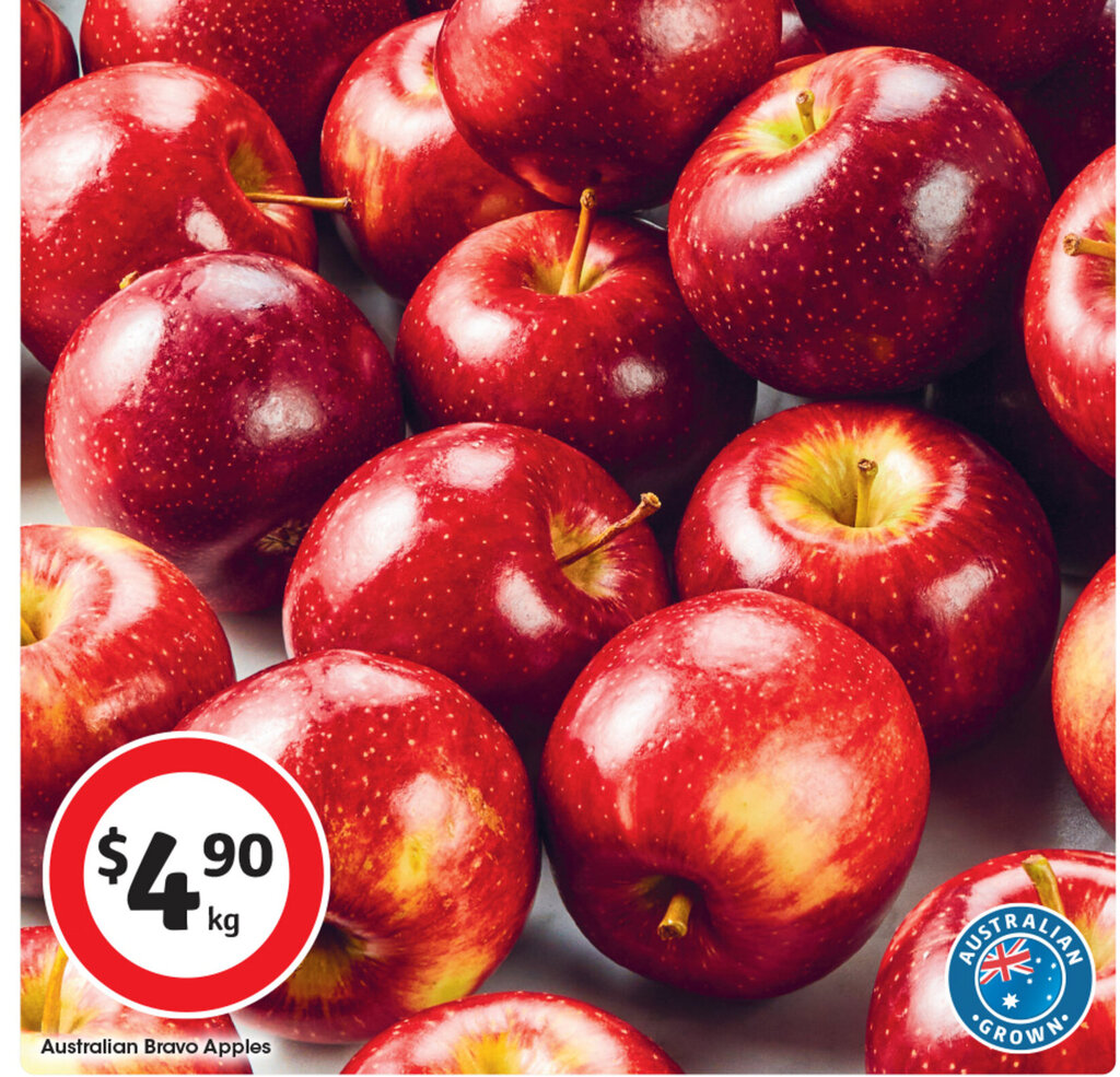 Australian Bravo Apples offer at Coles