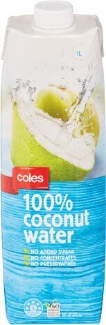 Coles Coles Coconut Water 1 Litre offer