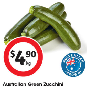 Coles Australian Green Zucchini offer