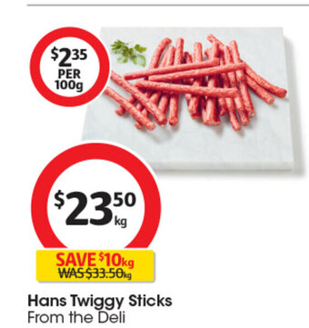Coles Hans Twiggy Sticks offer
