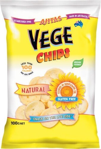 Coles Vege Chips 100g offer