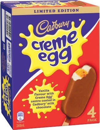 Coles Cadbury Crème Egg Sticks 4 Pack 360mL offer