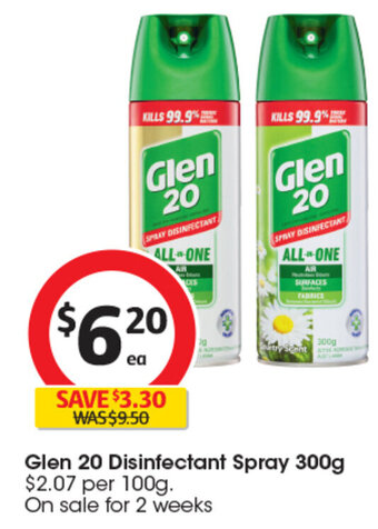 Glen 20 Disinfectant Spray 300g