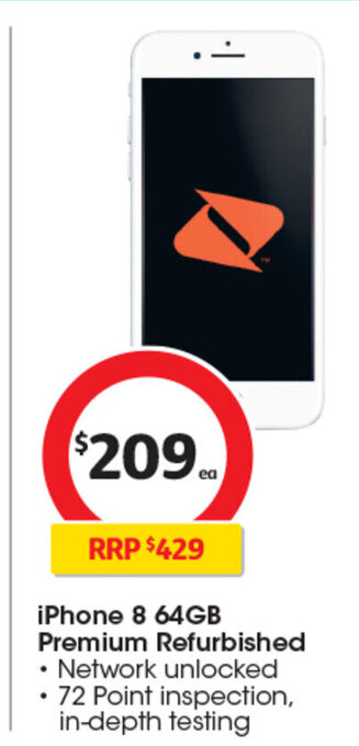 Coles iPhone 8 64GB Premium Refurbished offer