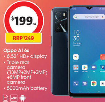 Coles Oppo A16s offer