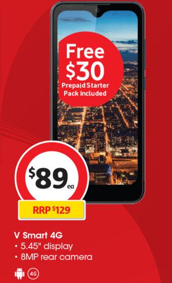 Coles V Smart 4G offer