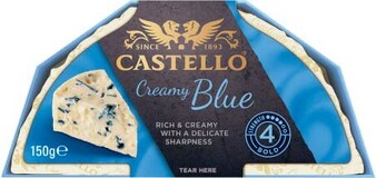 Coles Castello Blue or Double Cream Brie 150g offer