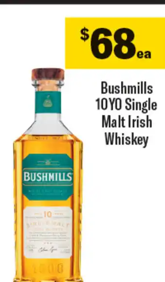 Bushmills 10YO Single Malt Irish Whiskey