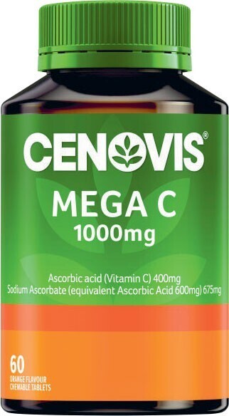 Coles Cenovis Mega C 1000mg Tablets 60 Pack^ offer