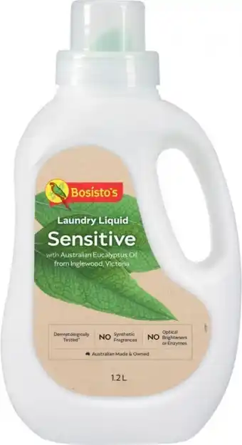 Coles Bosistou2019s Sensitive Laundry Liquid 1.2 Litre offer