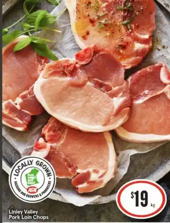 IGA Linley Valley Pork Loin Chops offer