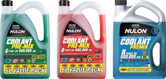 SuperCheap Auto Nulon anti-freeze / anti-boil premix coolants offer