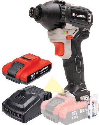 SuperCheap Auto Toolpro 18v impact driver & 1.5ah battery w/charger combo offer