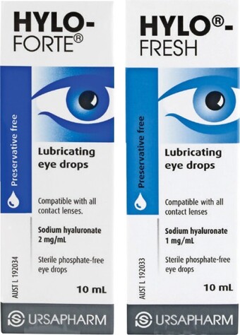 Soul Pattinson Chemist Hylo-forte or hylo-fresh lubricating eye drops 10ml offer