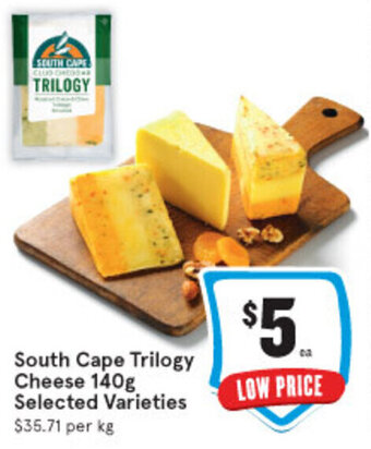 South Cape Trilogy Cheese 140g
