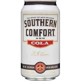 Dan Murphy's Southern comfort & cola cans 10 pack 375ml offer