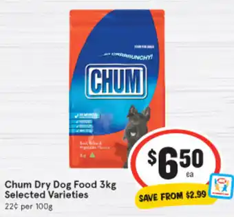 IGA Crum Dry Dog Food 3kg offer
