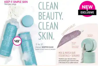Priceline Keep It Simple Skin Whipped Clean offer