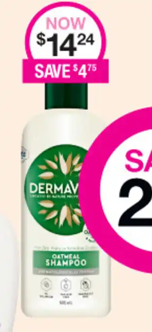 Priceline Dermaveen Oatmeal Shampoo offer