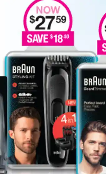 Priceline Braun & Gillette 4-in-1 offer