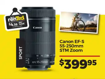 Teds Cameras Canon EF-S 55-250mm STM Zoom offer