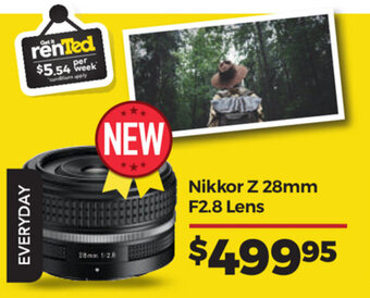Teds Cameras Nikkor Z 28mm F2,8 Lens offer