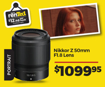 Teds Cameras Nikkor Z 50mm F1.8 Lens offer
