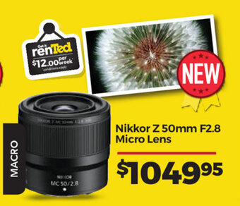 Teds Cameras Nikkor Z 50mm F2.8 Micro Lens offer
