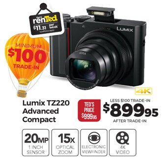 Teds Cameras Lumix TZ220 Advanced Compact offer