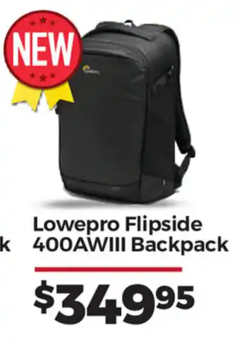 Teds Cameras Lowepro Flipside 400AWII Backpack offer