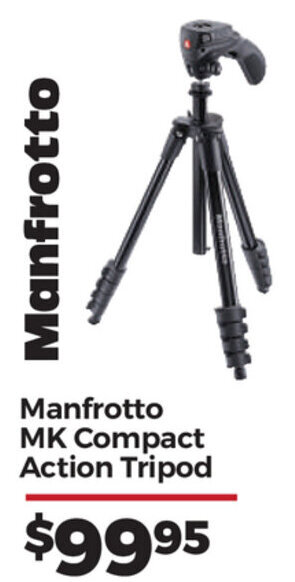 Teds Cameras Manfrotto MK Compact Action Tripod offer
