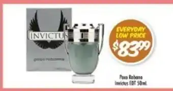 Chemist Outlet Paco Rabanne Invictus EDT 50mL offer