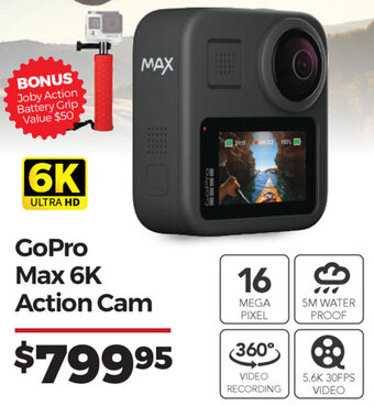 Teds Cameras GoPro Max 6K Action Cam offer