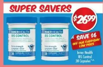 Chemist Outlet Inner Health IBS Control 30 Capsules offer