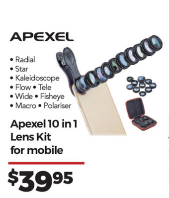 Teds Cameras Apexel 10 in 1 Lens Kit for Mobile offer