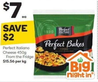 Woolworths Perfect Italiano Cheese 450g From the Fridge offer