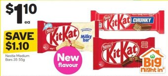 Woolworths Nestle Medium Bars 35 55g offer